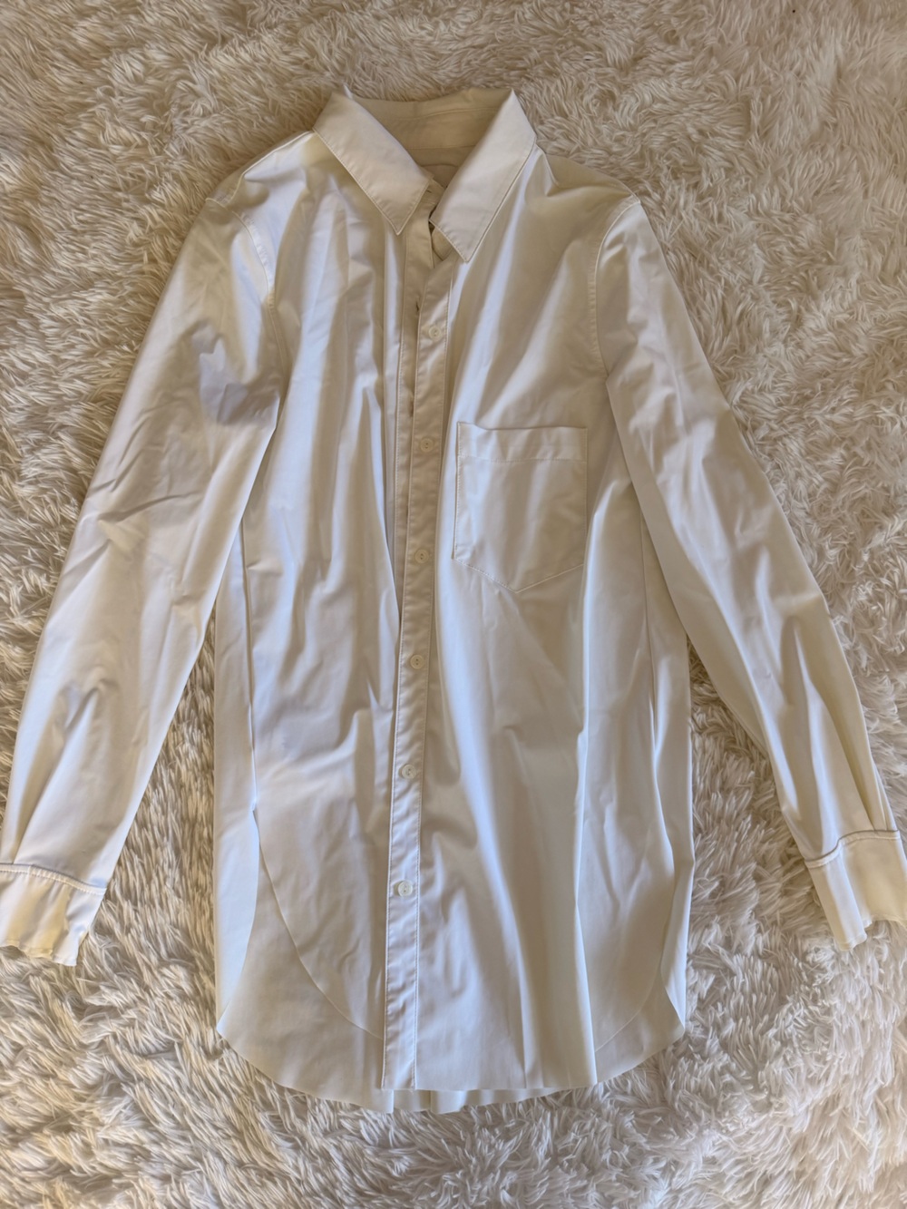 Lysse White button tee